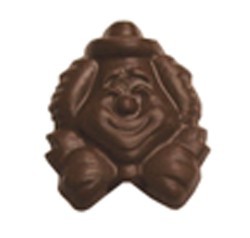 Chocolate Clown Head on a Stick - Click Image to Close