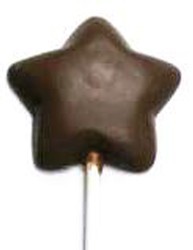 Chocolate Star on a Stick Medium