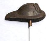 Chocolate Fireman Hat on a Stick