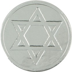 Star of David Chocolate Coin
