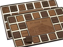 45-pc Chocolate Bar Assortment w/ Custom Centerpiece