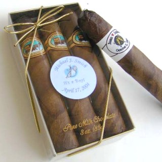Royal Chocolate Cigars Round - Gift Box of 3