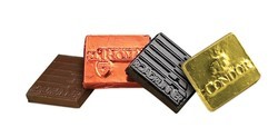 1.5" Square Custom Molded Chocolate