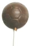 Chocolate Soccer Ball on a Stick