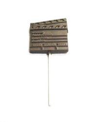 Chocolate Clap Board on a Stick