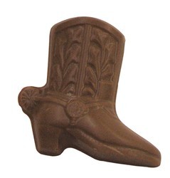 Chocolate Cowboy Boot w/Spur