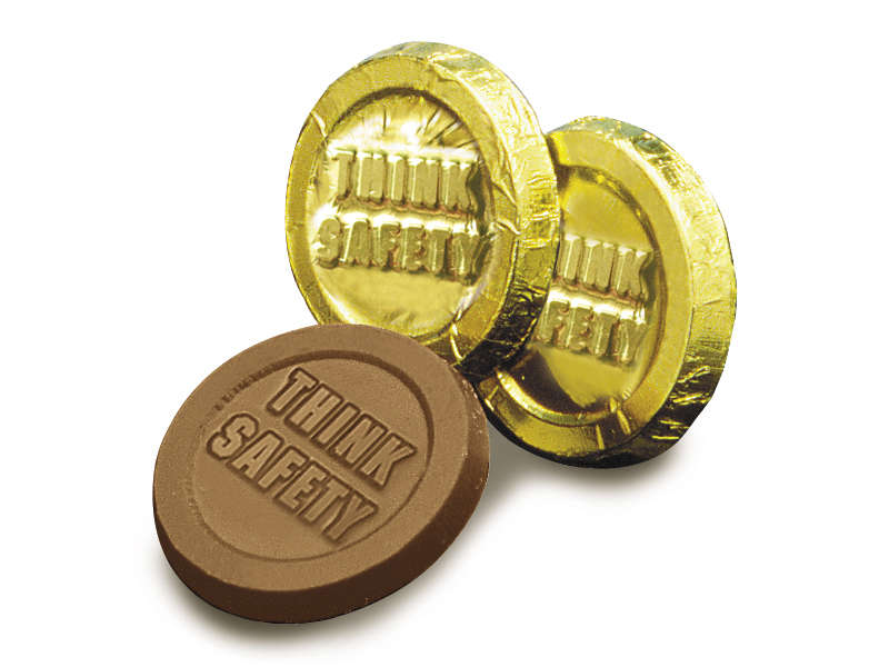 "Think Safety" Coin(Case of 50 Bars)