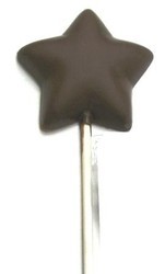 Chocolate Star Large on a Stick