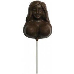 Chocolate Lolly Parton on a Stick