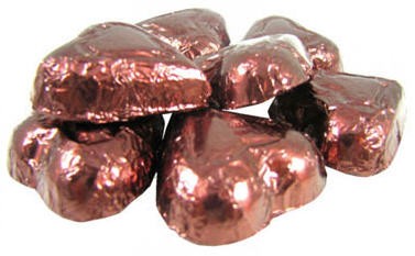 Chocolate Hearts - Premium - Brown - Click Image to Close