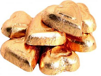 Chocolate Hearts - Premium - Copper - Click Image to Close