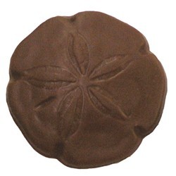 Chocolate Sand Dollar Small - Click Image to Close