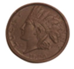 Chocolate Luck Penny Large