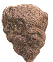 Chocolate Buffalo Head