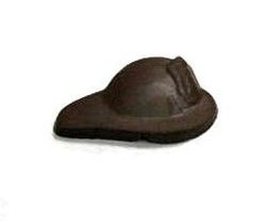 Chocolate Fireman Hat - Click Image to Close
