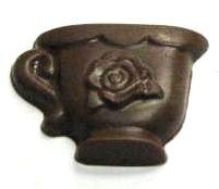 Chocolate Tea Cup Flower - Click Image to Close