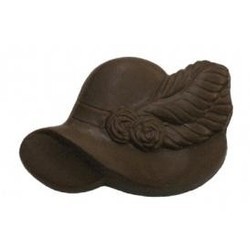 Chocolate Ladies Hat Large