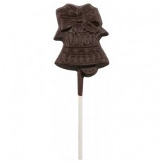 Chocolate Bell on a Stick Single Decorated