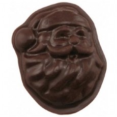 Chocolate Santa Face Medium
