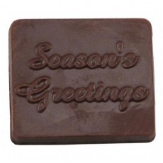 Chocolate Seasons Greetings Rectangle