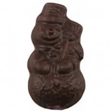 Chocolate Snowman on a Stick Medium