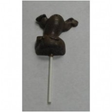 Chocolate Ghost in Pumpkin on a Stick - Click Image to Close