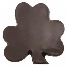 Chocolate Shamrock on a Stick LG Flat - Click Image to Close