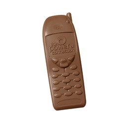 2.5 oz Custom Chocolate Cell Phone - Click Image to Close